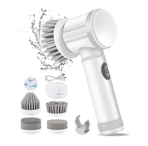 Versatile Electric Scrub Brush | Home Cleaning Power Tool