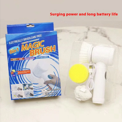 Versatile Electric Scrub Brush | Home Cleaning Power Tool